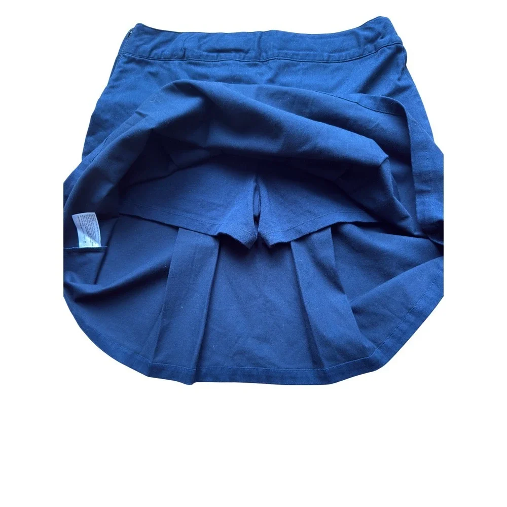 Cat & Jack Girls Navy Blue Pleated Skirt School Uniform Size 18